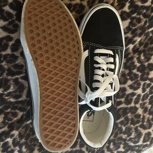Vans old school , heel 2inch